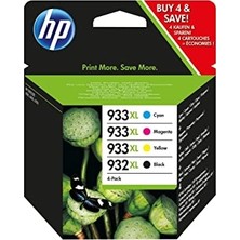 HP 932XL-933XL Orijinal 4 Renk Multipack Kartuş Takımı C2P42AE Standart Kapasite
