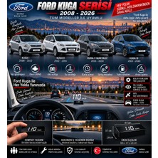Bowie Ford Kuga 2008-2026 Modeller Için Head Up Display Hayalet Gösterge Ekranı Ön Cam Hız Göstergesi