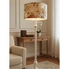 Apcasa Decor Çiçek Bahçesi Vintage Desen Lambader Başlığı