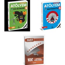 Anla Kazan Yayınları 2027 Arı 5 Sınıf Atölyem Fen Fenito Bilimler + Matematik Matemito Soru + Anla Kazan Paragraf Deneme 3'lü Set