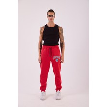 Super Blue Mexico Erkek Kırmızı Harvard Jogger Pantolon