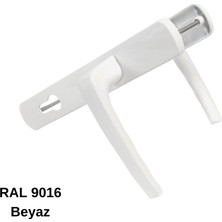 Endow Alüminyum  Kapı Kolu Yaylı Beyaz 35/85
