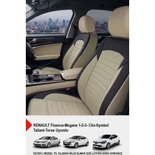 Mocha Taytüyü Oto Koltuk Kılıfı (Renault Fluence-Megan 1-2-3-Clio-Symbol-Taliant-Toros Uyumlu)