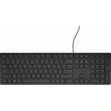 Dell Kablolu Q Klavye KB-216 Siyah (580-ADHQ)