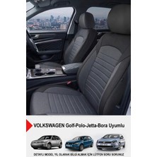 Gm Design Mocha Taytüyü Oto Koltuk Kılıfı (Volkswagen Bora-Golf-Jetta-Polo Uyumlu)