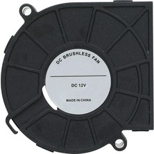 Alkatronik 7530 12V Dc Salyangoz Fan 3D Yazıcı Soğutma Fanı Santirfüj Havalandırma Klima Türbin Kuluçka
