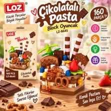 Vagon Loz Çikolatalı Pasta 160 Parça Yapı Blokları Mini Block Oyuncak