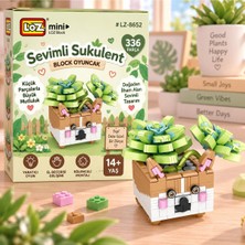 Vagon Panlos Hayvan Saksıları Buket Setleri 336 Parça Block Oyuncak