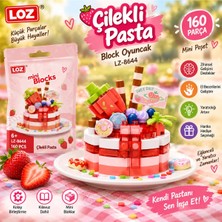 Vagon Loz Çilekli Pasta 160 Parça Yapı Blokları Mini Block Oyuncak