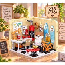 Vagon Panlos Kedi Çalışma Odası 238 Parça Block Oyuncak