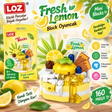 Vagon Loz Limonlu Pasta 160 Parça Yapı Blokları Mini Block Oyuncak