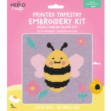 Hello Baskılı Goblen Işleme Kiti 15*15 cm HCX509