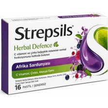 Phytorelief Strepsils Herbal Defence Afrika Sardunyası 16 Pastil