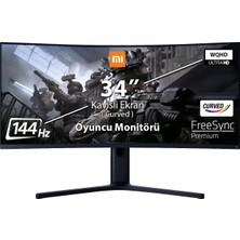 Xiaomi Mi Curved BHR4269GL 34" 144Hz 4ms (HDMI+Display) FreeSync WQHD Led Monitör