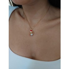 Belirtilmemiş Kadın Gold Ince Zincir Yılbaşı Christmas Temalı Kolye