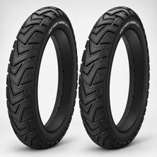 Cst Touring Ride Ambro 20X4.0 E-Bike Fat Bike Dış Lastik Seti Ön + Arka Siyah Yanak