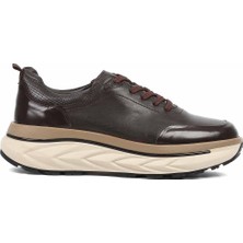 Celal Gültekin Erkek Kahverengi Açma Deri Sneaker