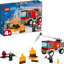 LEGO City Merdivenli İtfaiye Kamyonu 60280 - 88 Parça Çocuklar için Eğlenceli Oyuncak Seti