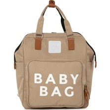 Bagmori Vizon Baby Bag Renkli Baskılı Cepli Anne Bebek Bakım Sırt Çantası Yüksek Kapasite ve Soft Malzeme