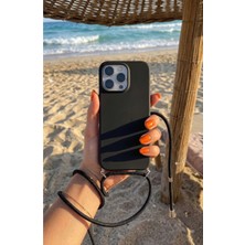 Emybox Iphone 15 Pro Max Askılı Yumuşak Silikon Içi Kadife Telefon Kılıfı Ip 130 cm