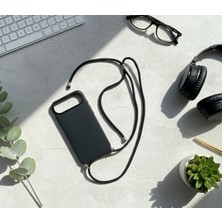 Emybox Iphone 17 Air Boyun Askılı Ipli Lansman Içi Kadife Silikon Yumuşak Telefon Kılıfı Urban Serisi