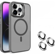 Emybox Iphone 13 Promax Kamera Korumalı Stantlı Magsafe Destekli Lens Koruyucu Hediye Telefon Kılıf