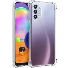 Emybox Samsung Galaxy A32 4g Köşe Korumalı Şeffaf Silikon Telefon Kılıfı Antishock Darbe Emici