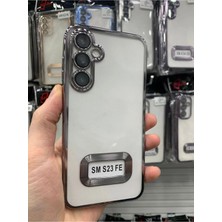 Emybox Samsung Galaxy S23 Fe Kamera Lens Korumalı Şeffaf Yumuşak Silikon Telefon Kılıfı Kapak