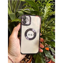 Emybox Apple Iphone 11 Arkası Şeffaf Kamera Korumalı Logo Detaylı Premium Yanları Parlak Telefon Kılıfı