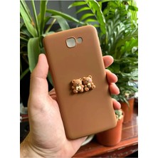 Emybox Samsung Galaxy J7 Prime Uyumlu Silikon Içi Kadife Lansman Sevimli Ayıcıklı Tasarım Telefon Kılıfı