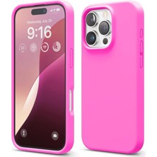 Emybox Soft Grade Serisi L Iphone 15 Pro Içi Kadife Kamera Korumalı Lansman Silikon Telefon Kılıfı