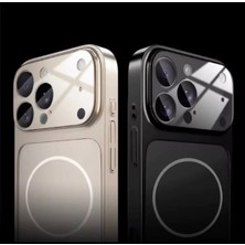 Emybox Titanyum Serisi | Iphone 17 Pro Max Magsafe Destekli Manyetik Kamera Korumalı Parlak Telefon Kılıfı