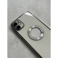 Emybox Apple Iphone 11 Uyumlu Arkası Şeffaf Kamera Korumalı Logo Detaylı Yanları Parlak Telefon Kılıfı