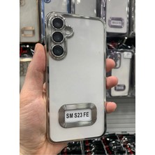 Emybox Samsung Galaxy S23 Fe Kamera Lens Korumalı Şeffaf Yumuşak Silikon Telefon Kılıfı Kapak