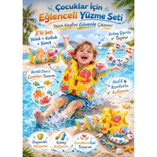 Hepsilazım Havuz ve Deniz Çocuk Yüzme Öğrenme, Deniz Kolluk, Havuz Simit ve Can Yeleği Çocuk Yüzme Set