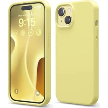 Emybox Iphone 15 Içi Kadife Soft Yumuşak Kamera Açık Lansman Telefon Kılıfı Kapak