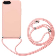 Emybox Apple Iphone 7 / 8 / Se 2020 Uyumlu Askılı Ipli Premium Içi Kadife Lansman Silikon Telefon Kılıfı