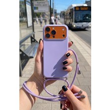 Emybox Iphone 17 Pro Askılı Yumuşak Silikon Içi Kadife Telefon Kılıfı Ip 130 cm