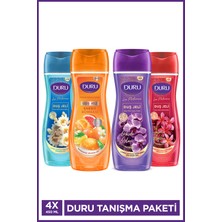 Duru Orkide & Lotus & Energy Bombası & Jasmin Amber Duş Jeli 4X450 ml