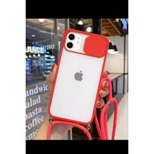 Emybox Iphone 11 Uyumlu Kamera Korumalı Ipli Boyun Askılı Telefon Kılıfı