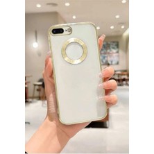 Emybox Apple Iphone 7 Plus/8 Plus Uyumlu Kamera Lens Koruyuculu Elektroliz Lazer Silikon Telefon Kılıfı
