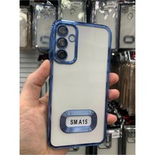 Emybox Samsung Galaxy A15 Kamera Lens Korumalı Şeffaf Yumuşak Silikon Telefon Kılıfı Kapak
