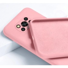 Emybox Xiaomi Poco X3 Nfc / X3 Pro Uyumlu Içi Kadife Kamera Korumalı Lansman Silikon Telefon Kılıfı Pembe