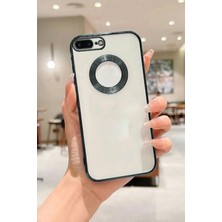 Emybox Iphone 7 Plus / 8 Plus Kamera Lens Korumalı Arkası Şeffaf Yumuşak Silikon Kapak Telefon Kılıfı