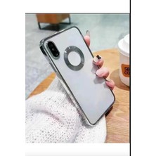 Emybox Iphone Xs Max Elektroliz Logo Detaylı Kenarları Renkli Kamera Lens Korumalı Telefon Kılıfı
