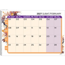 Naturel Basım 2027 Masaüstü Defter Planlama 23X33 cm