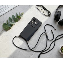 Emybox Techno Spark 20 Pro Boyun Askılı Ipli Lansman Içi Kadife Silikon Yumuşak Telefon Kılıfı Urban Serisi