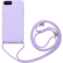 Emybox Apple Iphone 7 / 8 / Se 2020 Uyumlu Askılı Ipli Premium Içi Kadife Lansman Silikon Telefon Kılıfı