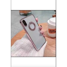 Emybox Iphone Xsmax Logo Açık Kamera Lens Korumalı Arkası Şeffaf Yumuşak Silikon Kapak Telefon Kılıfı