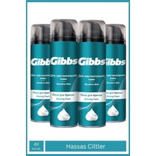 Gibbs Sensitive Erkek Tıraş Köpüğü 4X200ML